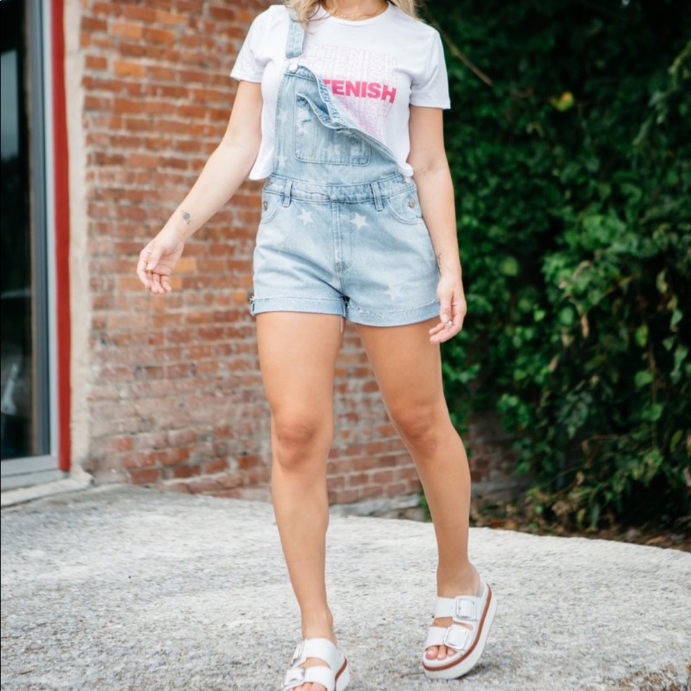 Denim overalls